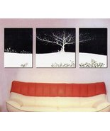 Asian Home Modern Abstract Art Oil Painting STRETCHED READY TO HANG OPB269 - $18.99