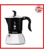 Authentic Italian Espresso Maker - Fiammetta Nero, Induction Compatible - $1,268.31 MXN