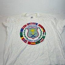 Vintage 1990 Operation Desert Shield One Sided T Shirt Men&#39;s XL - £7.43 GBP