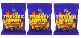 Tyrkisk Peber (Turkish Pepper) Candy X 3 Bags 150g Fazer Finland *Best Value - $12.86