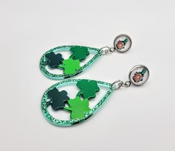 St. Patrick&#39;s Day Luck of the Irish Fashion Stud Dangle Earring - £19.65 GBP