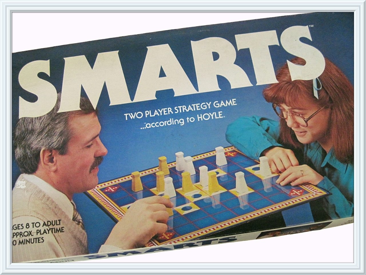 1985 Smarts Strategy Board Game by Hoyle, Vintage Game for Two - $7.50