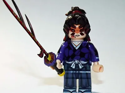 PWS Kokushibo Demon Slayer Cartoon TV Show Anime Minifigure Bricks US - $9.17