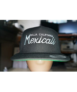 Baja California Mexicali Retro Script Style Embroidered Snapback Hat - $54.69 CAD