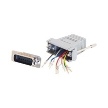 C2G RJ45 to DB15 Male Modular Adapter  - $9.00