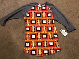 Women&#39;s LuLaRoe Randy NWT Baseball T Shirt Small Disney Donald Duck Gray Sleeves - £11.01 GBP