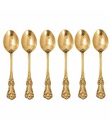 Brass Designer Spoon, Tableware Home Hotel, Length:- 6.5&quot; Inch, Set of 6 - $39.18