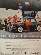 1958 Esquire Ad très agréable RENAULT Dauphine driving is fun again! - £8.34 GBP