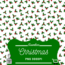 Seamless Christmas Pattern Digital Download - £3.17 GBP