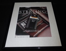 1984 Sterling Cigarettes / Porsche 11x14 Framed ORIGINAL Vintage Adverti... - $34.64