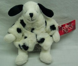 Russ DONATELLA DALMATIAN DOG IN COAT 7&quot; Plush STUFFED ANIMAL Toy - £12.07 GBP