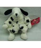 Russ DONATELLA DALMATIAN DOG IN COAT 7&quot; Plush STUFFED ANIMAL Toy - £12.02 GBP