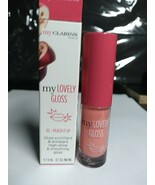 My Clarins LOVELY GLOSS High Shine &amp; smoothing gloss #02 PEACH IT UP, 0.... - $227.04 MXN