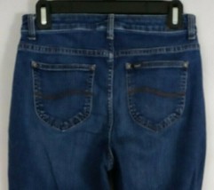 Lee Womens Petite Relaxed Fit Straight Leg High Rise Slimming Jeans Size 6P - $19.39