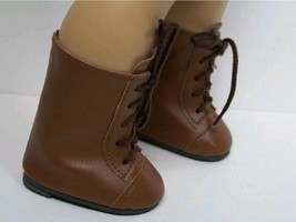 AMERICAN GIRL BLAIR Wilson 18” Doll Casual Outfit Brown BOOTS Shoes ONLY... - $113.53 MXN