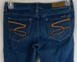 Seven7 Premium Womens Dark Wash Embroidered Jeans Size 31 - £15.36 GBP