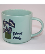 Ceramic Coffee Mug Plant Lady Funny Green Seafoam Tea Cup Stoneware Very... - £8.40 GBP