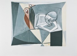 &quot; Tête De Mort Et Livre &quot; Marina Picasso Estate Édition Limitée 500 Lithographie - £926.50 GBP