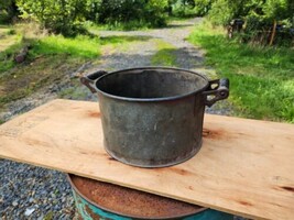 Antique/Vintage Galvanized Two Handle Tub - £95.79 GBP