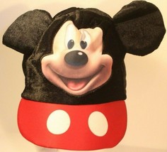 Mickey Mouse Hat Cap with Ears Disney Black  Children Walt Disney World ba1 - $11.87