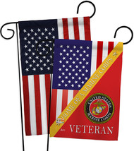 Home of Marine Corps - Impressions Decorative USA Applique Garden Flags Pack GP1 - £24.29 GBP