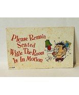 Postcard vtg Antique Ephemera Post Card 1958 Drunk Room Motion Tennessee... - £13.98 GBP