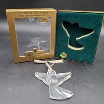 Waterford Crystal Christmas Holiday Tree Ornament 1997 #3 Angel Collection - £19.70 GBP