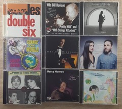 Jazz CD Lot of 9 Les Double Six Wild Bill Davison Vincent Herring Kristin Slipp - £14.46 GBP