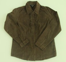 Krazy Kat Women&#39;s Corduroy Shirt Size Medium (Juniors) - $13.00