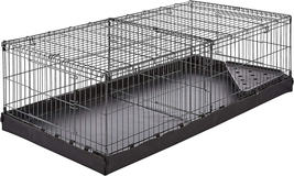 Pet Habitat Cage With Canvas Bottom Indoor And Outdoor Black NEW - £96.28 GBP