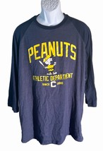 Peanuts Charlie Brown Athletic Department T-Shirt Size 2XL Graphic Tee - £12.36 GBP