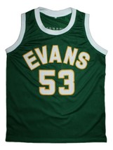 Darryl Dawkins Evans High School Basketball Jersey Sewn Green Any Size - $34.99