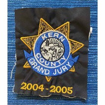 Kern County Grand Jury 2004-2005 Embroidered Fabric Piece 958A - £15.33 GBP
