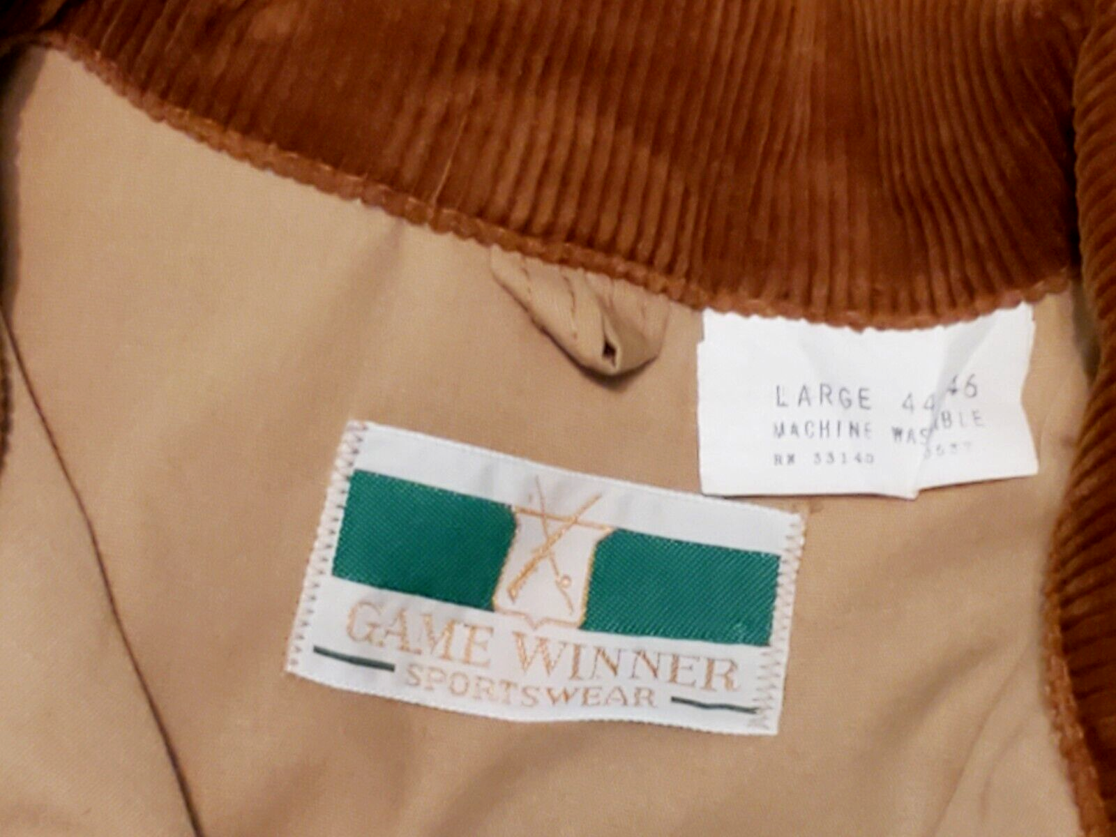 Game Winner Sportswear Vintage American Hunting Jacket 1970s sz 44-46 Item image 10