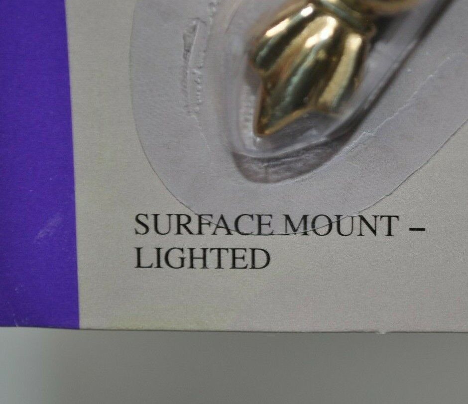 NEW BROAN NuTone RC836 Solid Brass Lighted Door Chime Button Surface