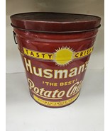 Husman&#39;s Potato Chip Tin 3 LBS  - Cincinnati, Ohio - $40.07 CAD