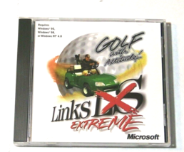 Golf With Attitude Links Extreme Windows 95 &amp; 98 PC game. Disc and manual. - £11.69 GBP