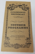 Goldenrod Showboat Program 1968 St. Louis Riverfront Ragtime Dixieland G... - $18.95