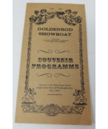 Goldenrod Showboat Program 1968 St. Louis Riverfront Ragtime Dixieland G... - £15.09 GBP