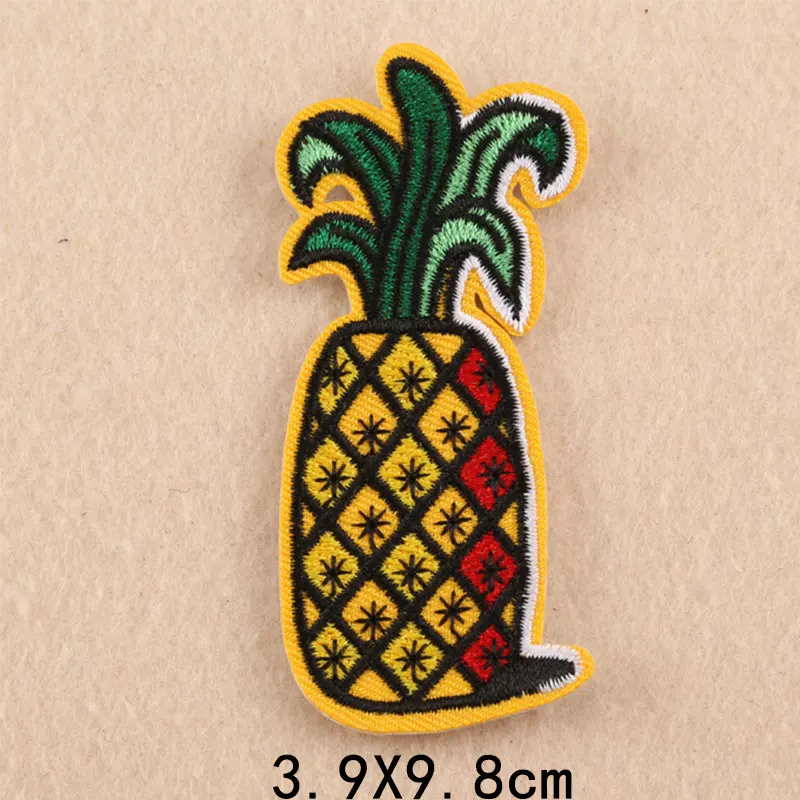 H watermelon fruit embroidery patches for clothing iron on kids clothes appliques badge thumb200