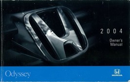 2004 Honda Odyssey Owners Manual 100% Oem In Excellent Condition Book Guide - £8.02 GBP