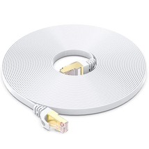 CAT8 Ethernet Cable 15ft High Speed Flat Internet Network Computer Patch... - £18.48 GBP