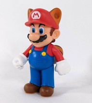 2.5&quot; Jakks Super Mario Brothers Raccoon Action Figure Pacific World of Nintendo - $17.04