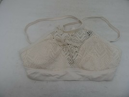 Adore Me Women&#39;s Crochet Back Tie Wireless Bra Bikini Top 0276 Powder Pu... - £7.54 GBP