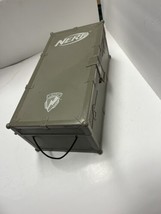 Nerf N-Strike Elite Dart Gun Ammo Storage Box Foot Locker Crate Gray Case - £15.50 GBP