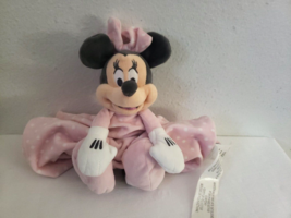 Disney Store Minnie Mouse Plush Pink White Polka Dot Blanket Hands Feet ... - $47.96