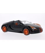 Rastar Bugatti Veyron 16.4 Grand Sport Vitesse Black/Orange 1:18 Model Car - $81.95