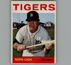 1964 Topps Baseball #425 Norm Cash Detroit Tigers - £2.44 GBP