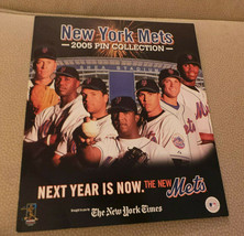 New York METS NY Times Photo Pin Collection Tri-Fold Album Book 2005 NF - £3.98 GBP