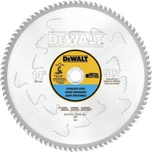 Dewalt 14-Inch Metal Cutting Blade, Stainless Steel, 1-Inch Arbor, 90-Tooth (Dwa - £273.66 GBP